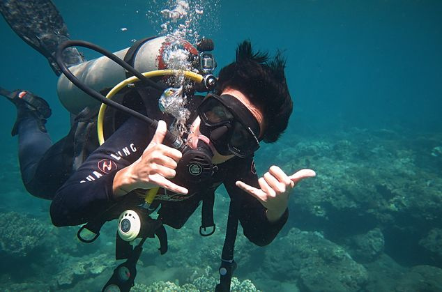 Scuba Diving in Amed Photo